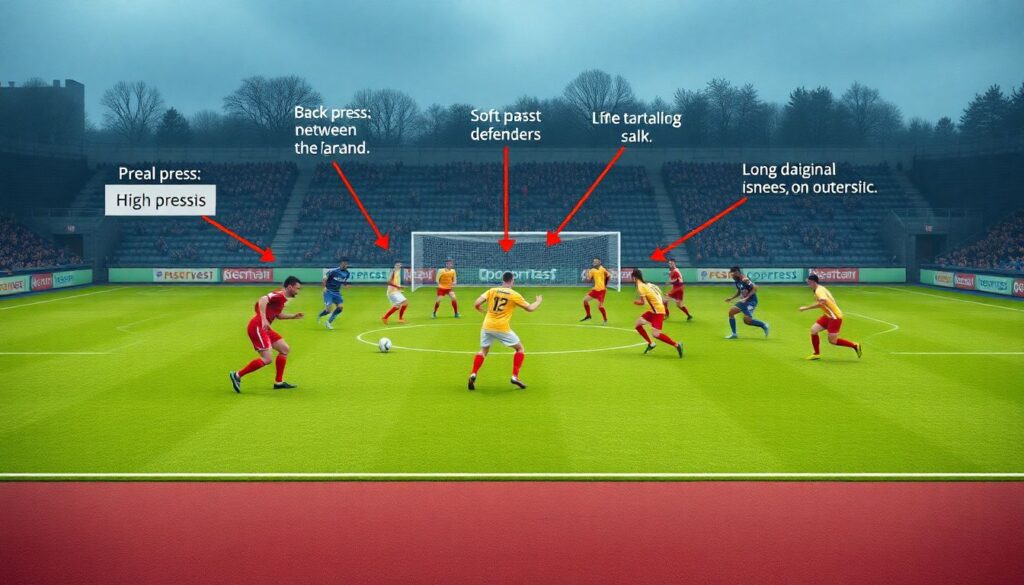 Тактика высокого прессинга в матчах Санкт-Петербурга - иллюстрация