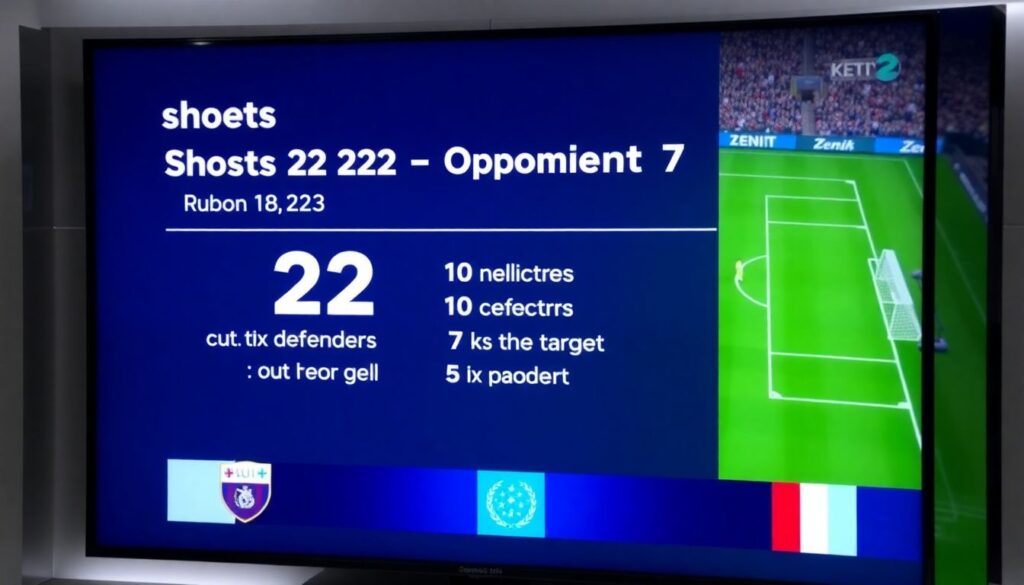 Статистика матчей Санкт-Петербурга: владение, удары, угловые - иллюстрация