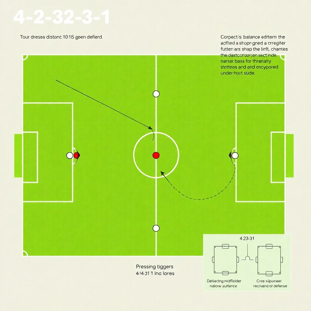 Разбор тактик 4-2-3-1 в матчах СПб: сильные стороны и примеры игры