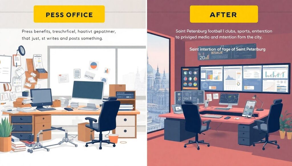 Технический анализ пресс-служб клубов Санкт-Петербурга - иллюстрация