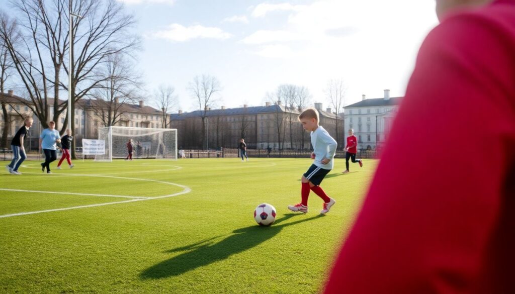 Уроки футбола для детей: академии СПб - иллюстрация