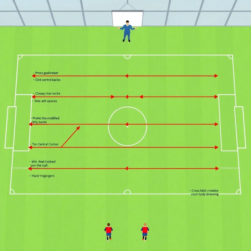Разбор тактики: прессинг в четыре линии и ключевые принципы игры