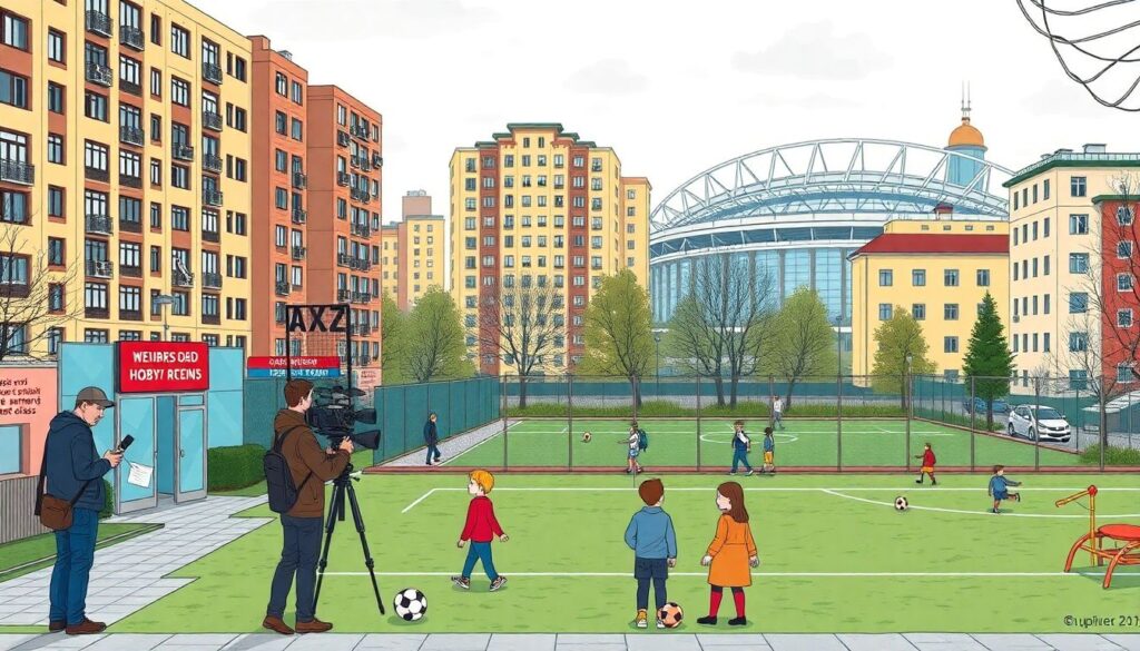 Футбол и образование: репортажи в СПб - иллюстрация