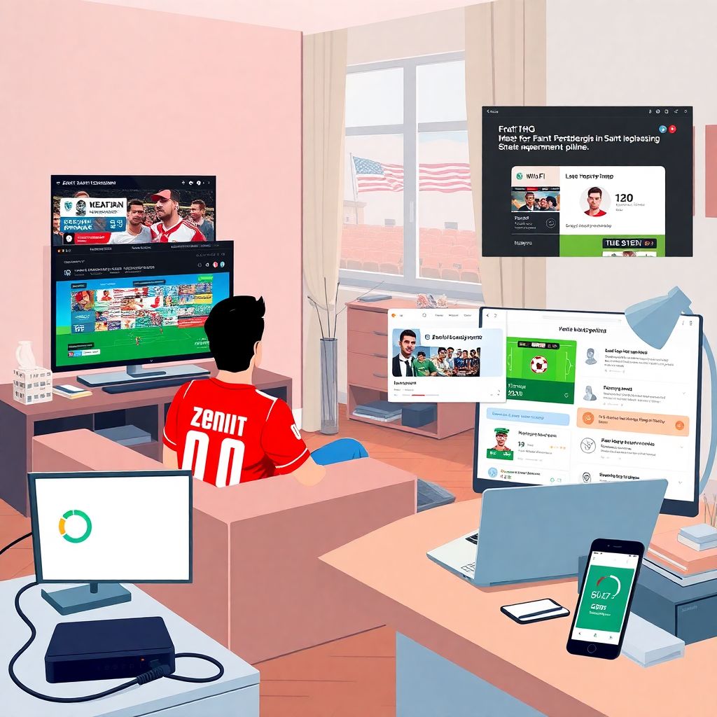 Где смотреть матчи СПб онлайн: лучшие площадки и лайв‑трансляции