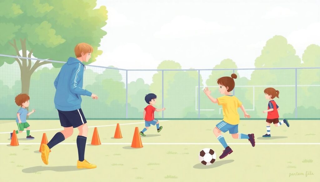 Как развивают физическую форму юных футболистов СПб - иллюстрация