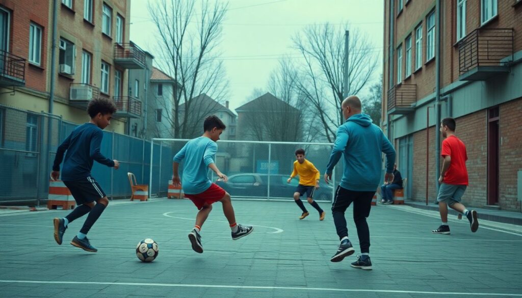 Разнообразие стилей футбола в Санкт-Петербурге - иллюстрация