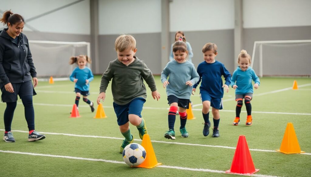Доступность школ футбола для детей с ограниченными возможностями - иллюстрация