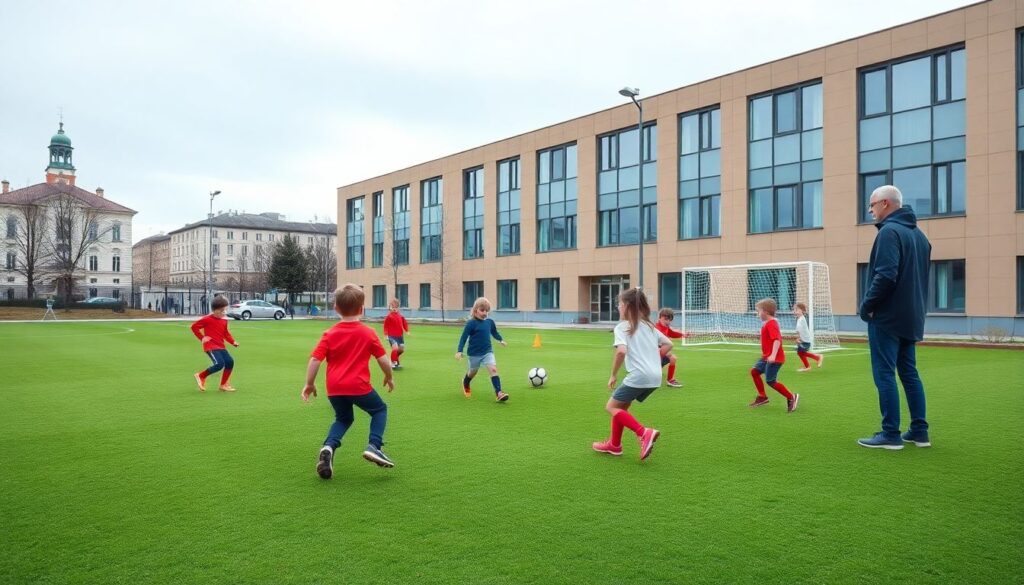 Футбол в школах Санкт-Петербурга: влияние на развитие детей - иллюстрация