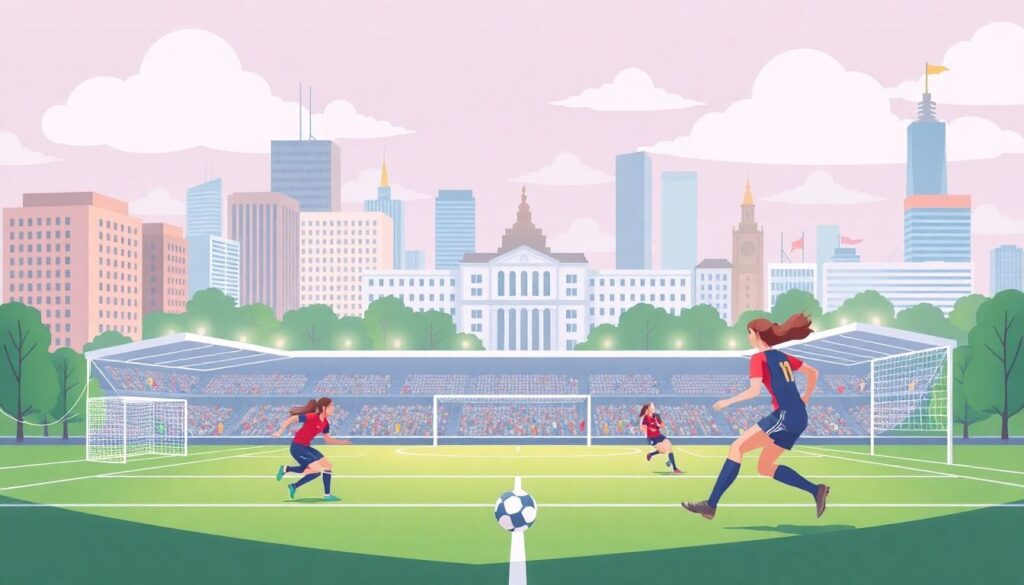 Вклад женского футбола в развитие СПб - иллюстрация