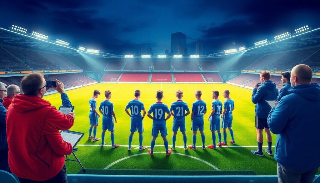 Юношеская сборная Санкт-Петербурга: кадрирование и набор - иллюстрация