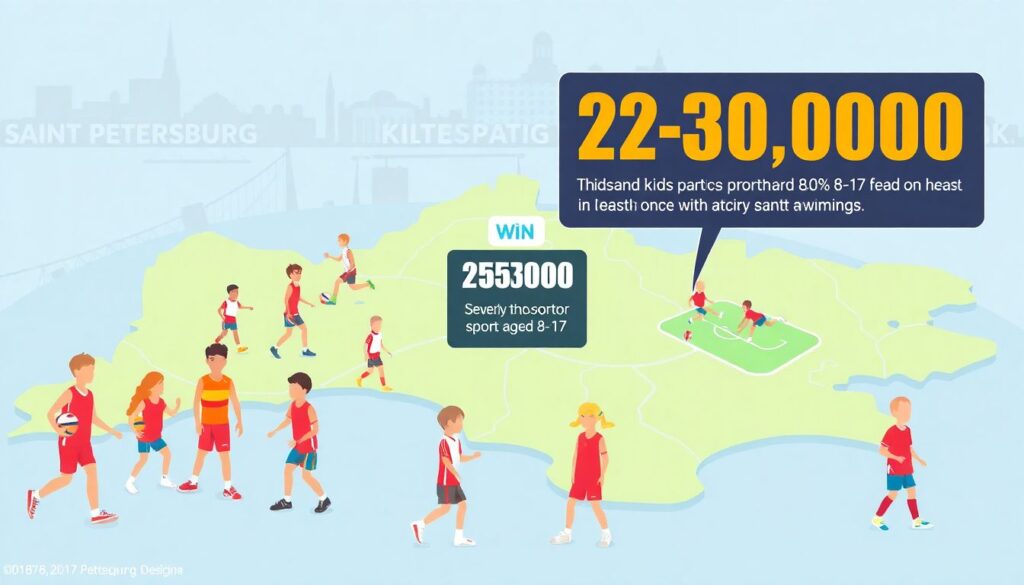 Юношеская сборная Санкт-Петербурга: кадрирование и набор - иллюстрация