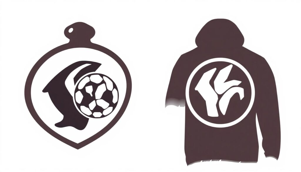 История клубной эмблемы и брендинга СПб - иллюстрация