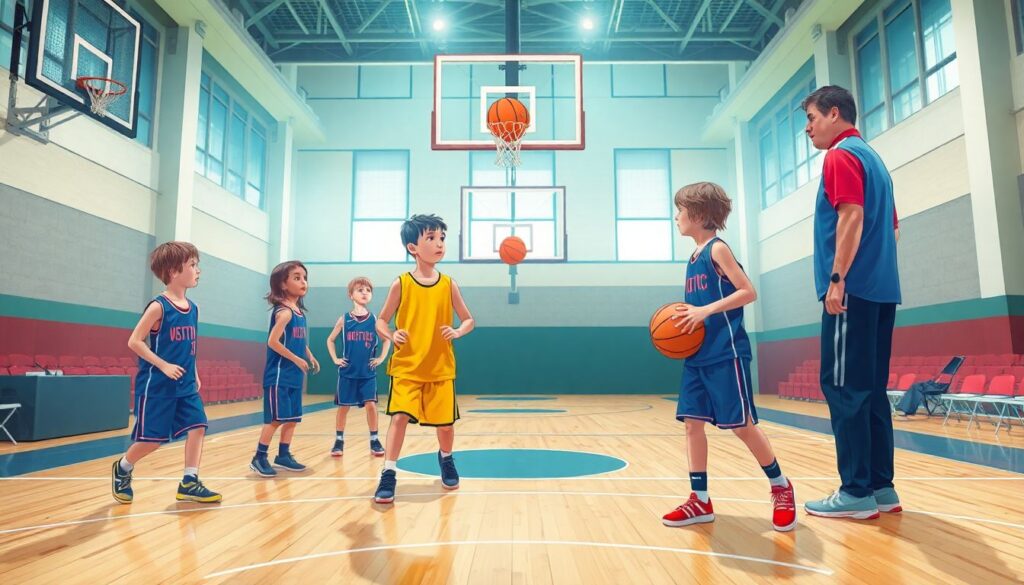 Развитие баскет и футбол в Санкт-Петербурге - иллюстрация