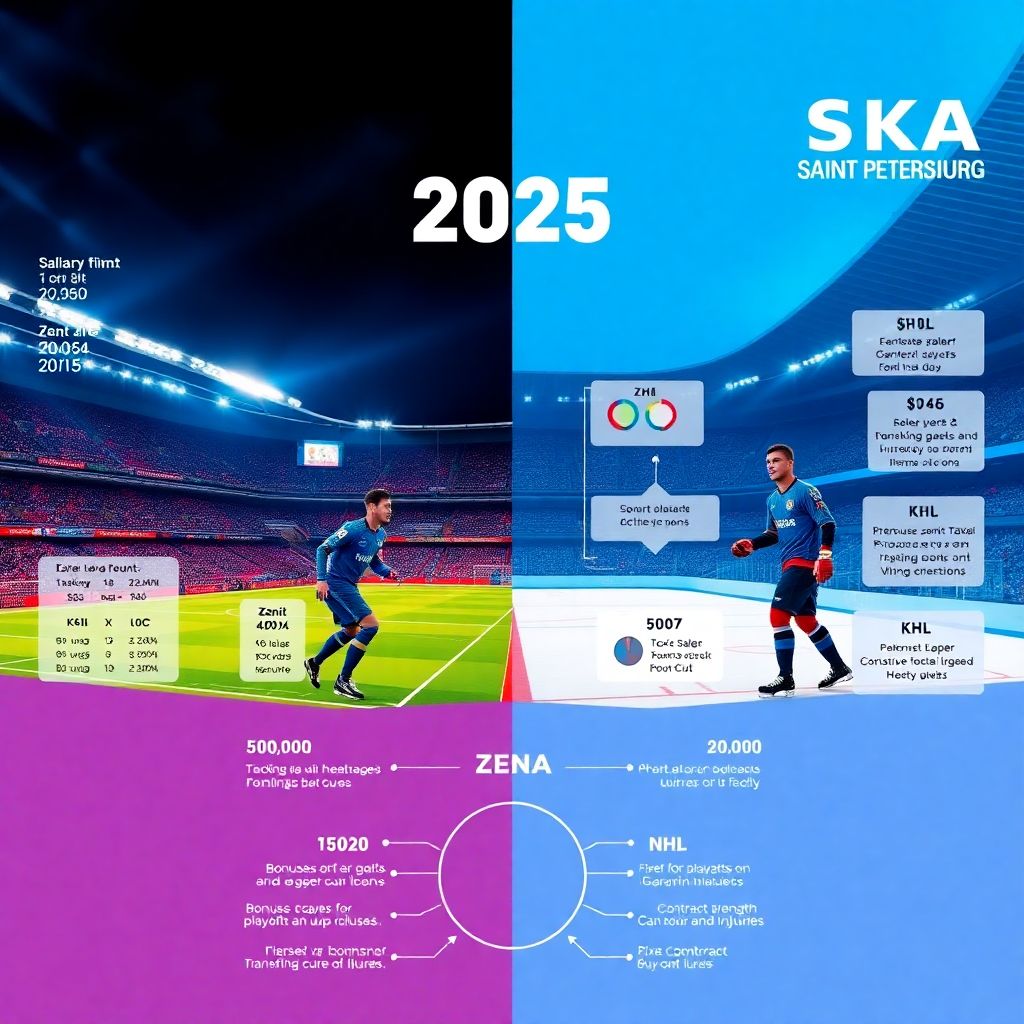 Сравнительный анализ зарплат игроков СПб клубов: кто зарабатывает больше